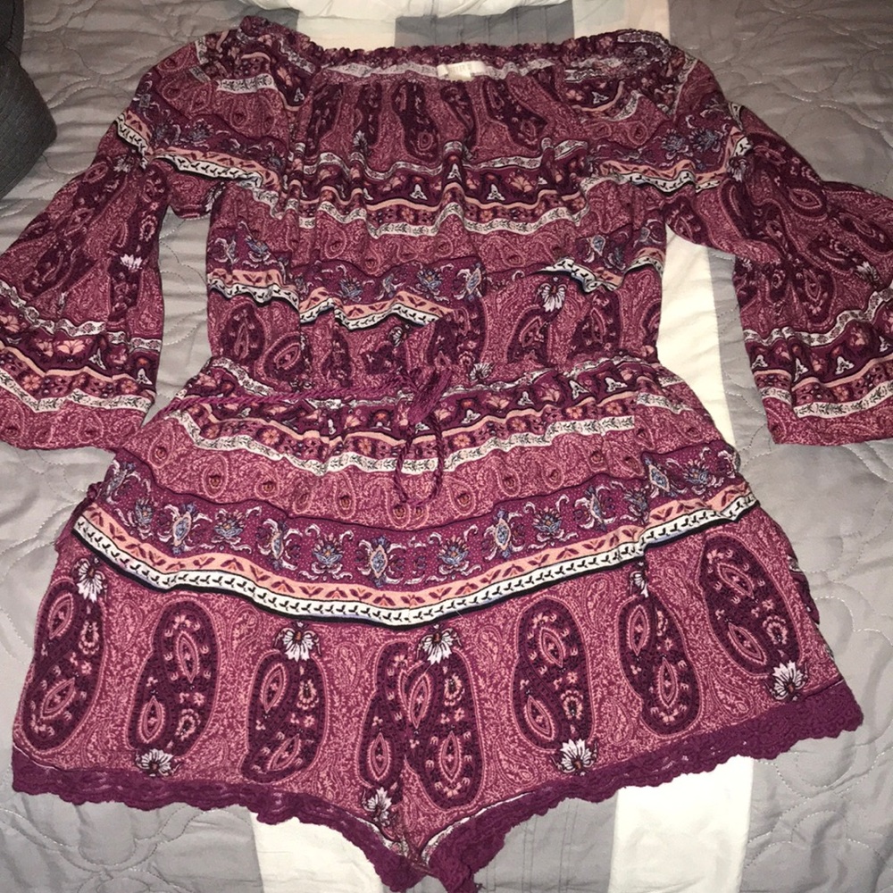 Off the shoulder romper